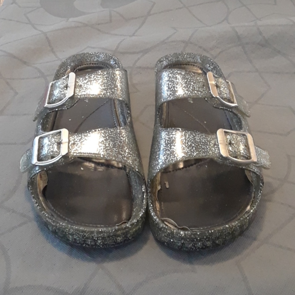 Sparkly Berconstalk  slip on sandals